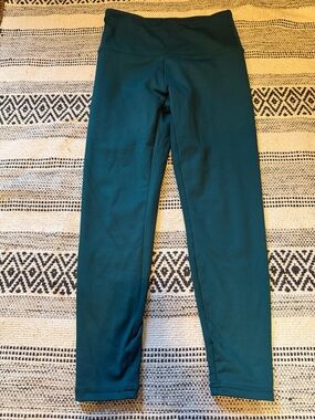 Zobha Teal High-Waist 7/8 Active Leggings